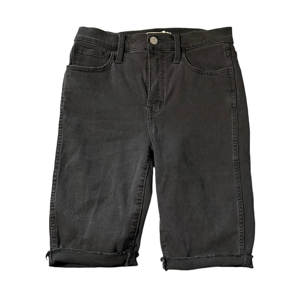Madewell women's road tripper biker shorts black size 26